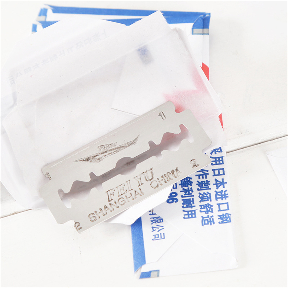 10pcs Double Edge Razor Blades Men'S Razor Blades Shaving Stainless Steel Double Razor Shaving Blades For Smooth Precise Clean