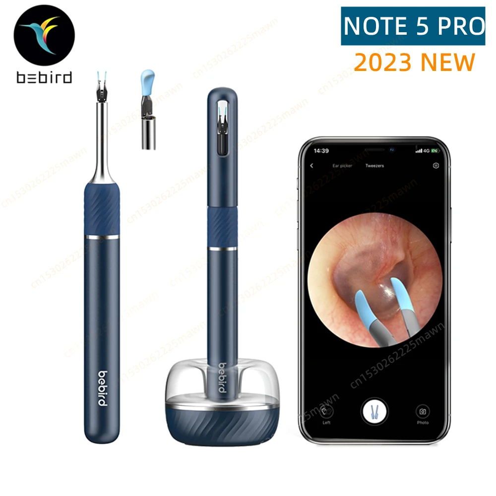 Bebird-Xiaomi Note 5 Pro内視鏡ピンセット,高精度,ミニカメラ,健康管理,耳掃除機