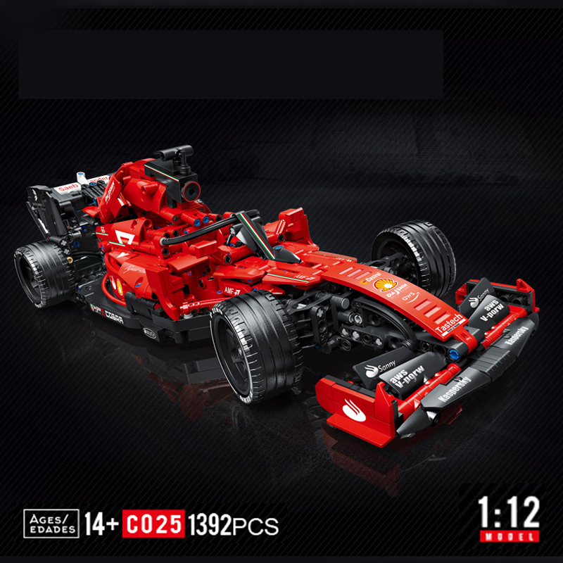 High-tech Building Blocks F1 สูตร 1 รีโมทคอนโทรล Super Speed Racing Cars Moc อิฐ RC การวิเคราะห์ของเล่น Creative Expert