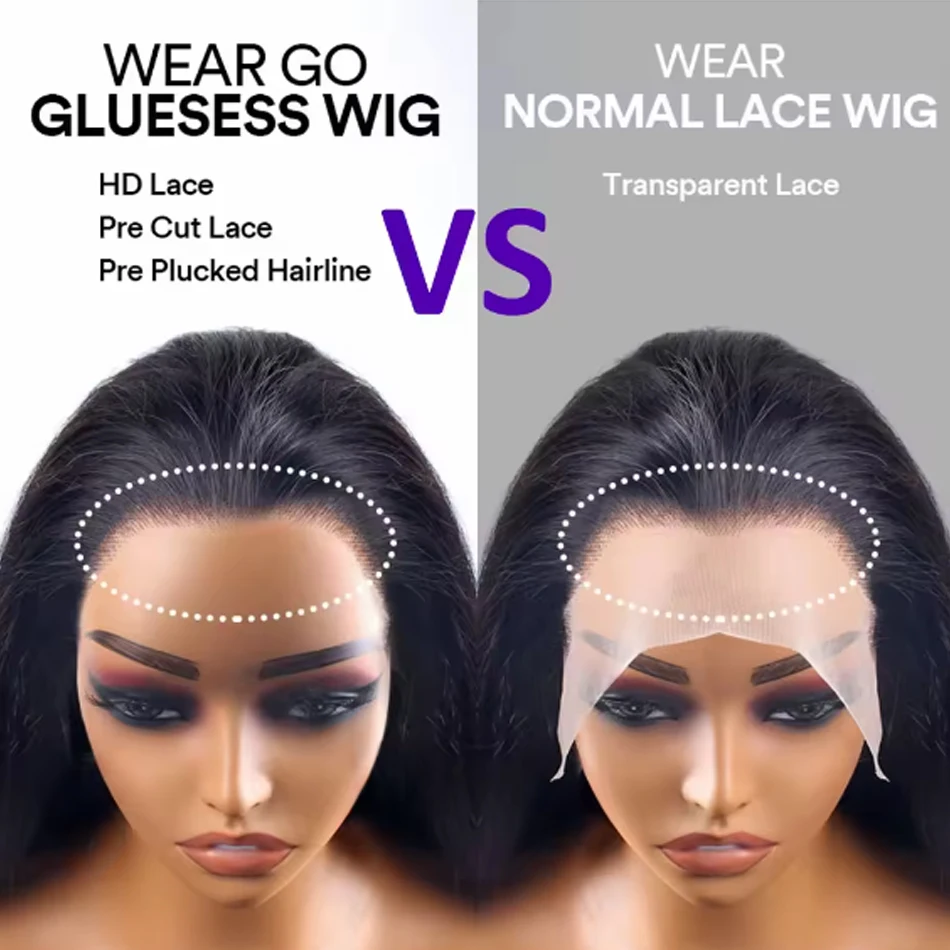 Glueless Wigs 13x4 Short Bob Bone Straight Hair Wig for Women Brazilian HDTransparent Lace Frontal Wigs Perruques Cheveux Humain