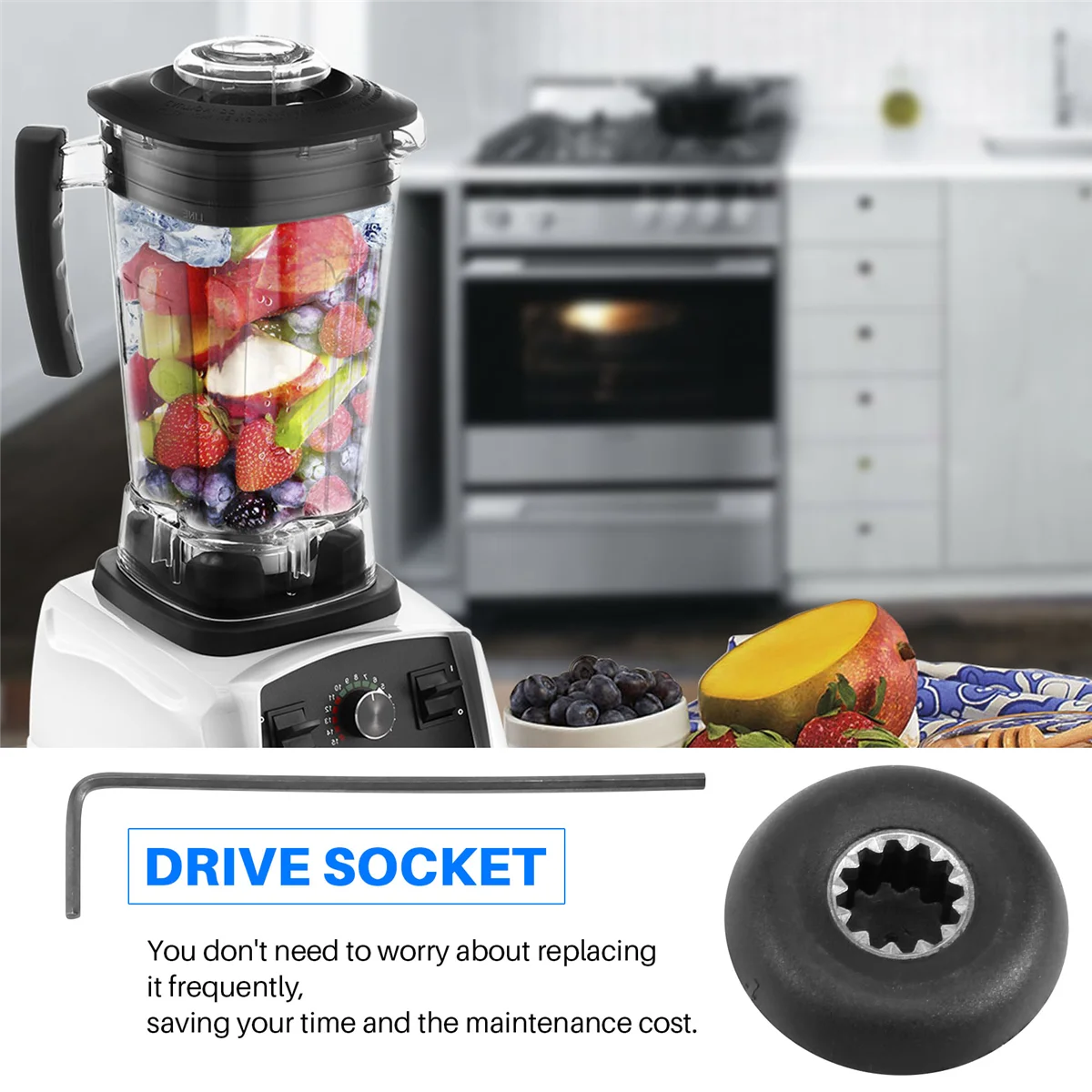 Newest Drive Socket Kit Compatible for Vitamix Blender Replacement Parts Accessories