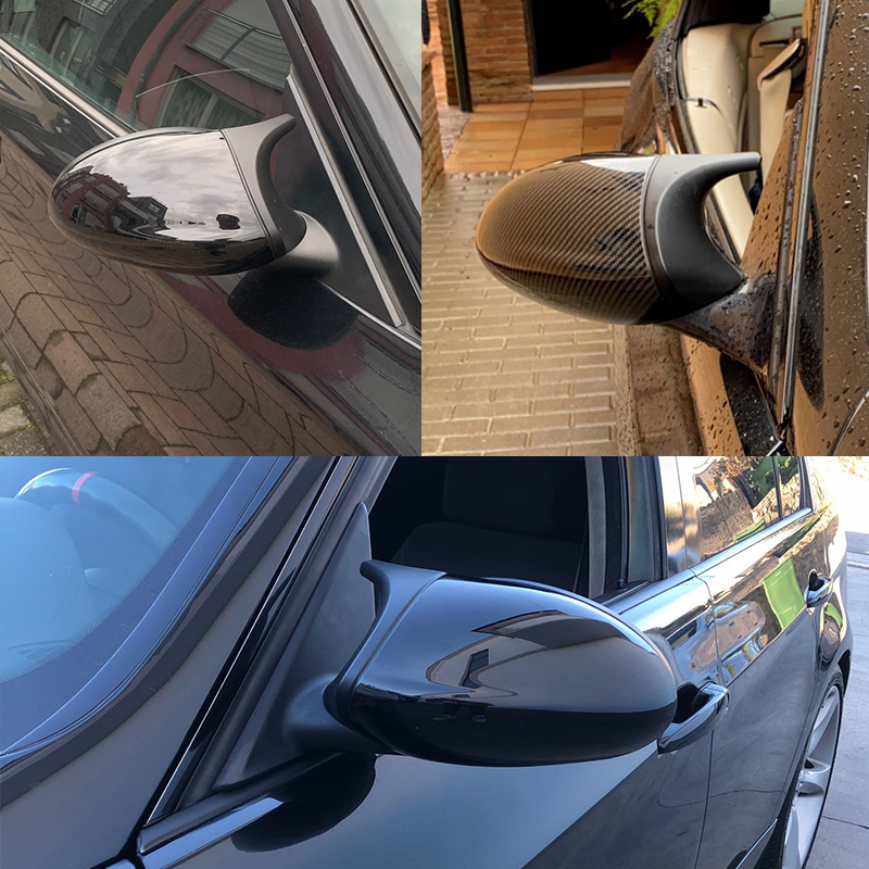 E90 E91 プレ LCI 2005-2007 黒 M3 スタイルカバー E81 E82 E87 E88 BMW 3 シリーズ E92 E93 リアミラーキャップ 2006 2007 2008 2009