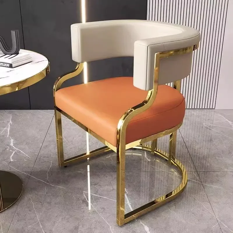 Negotiate reception chairs high-end light luxury nail art coffee shop light luxury dining tea chairs sofas chairs