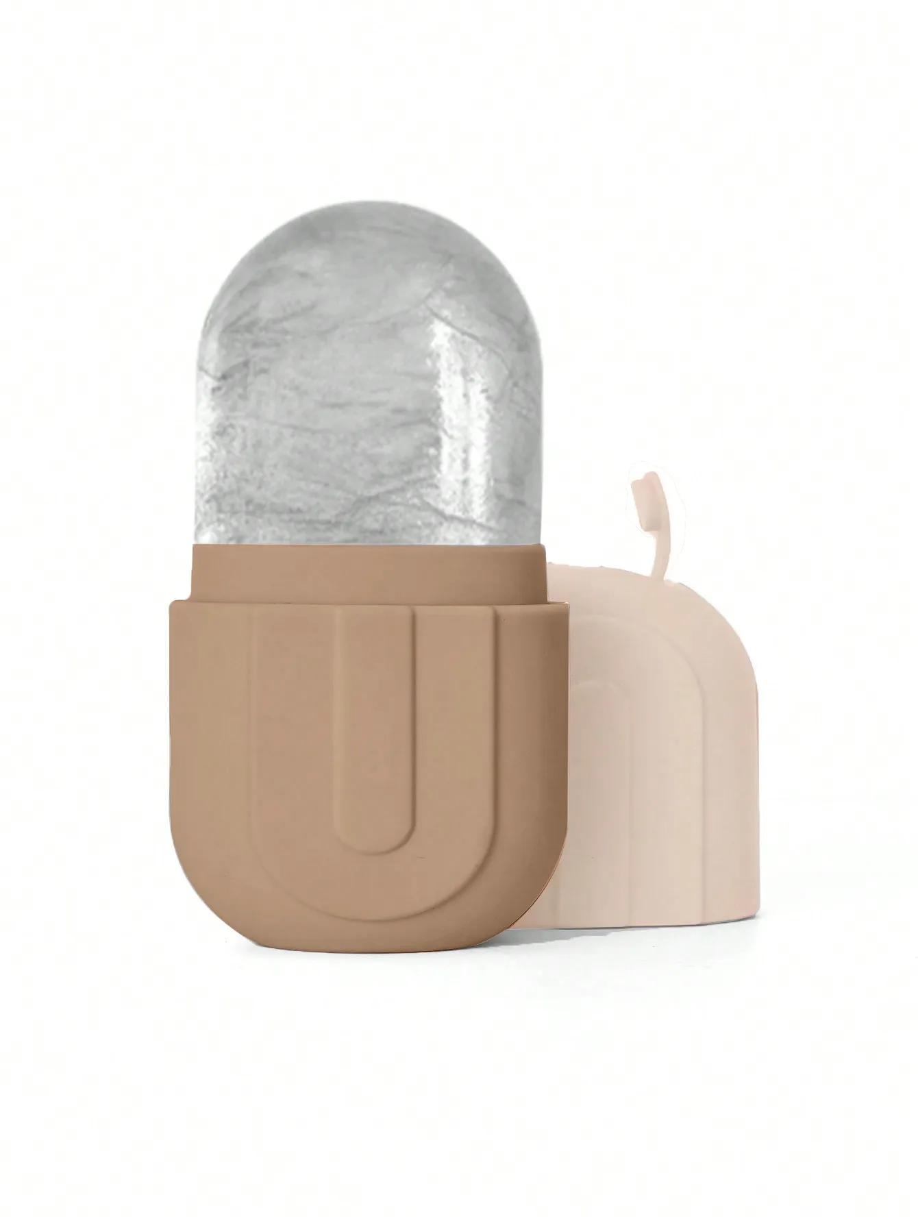 Rouleau de glace amélioré pour le visage et les yeux, masseur pour le soin de la peau, moule à glace en Silicone réutilisable pour peaux fraîches et fraîches