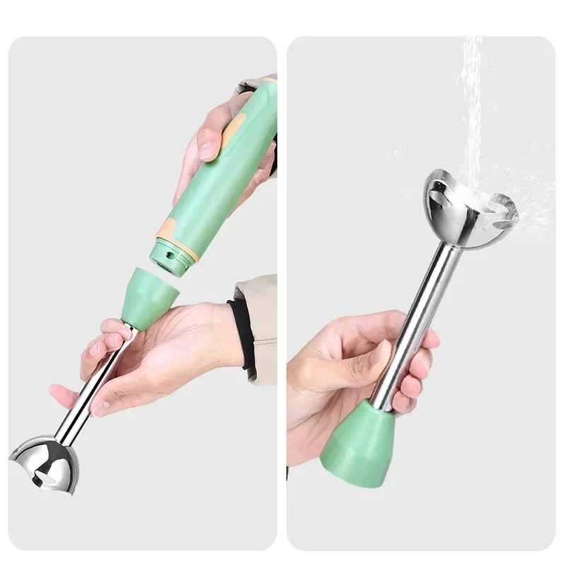 Immersion Hand Stick Blender อาหารไฟฟ้าเครื่องบดผักมือถือ Stick Mixer สําหรับสมูทตี้ซอสซุปอาหารเด็ก