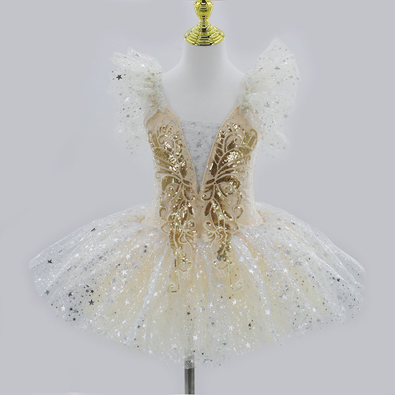 2024 Nieuwe Professionele Ballet Jurk Voor Meisjes Kinderen Romantische Tutu Prestaties Kleding Ballerina Jurk Hedendaagse Danskostuums