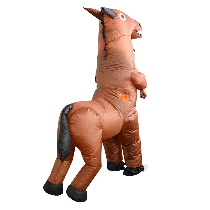 Funny Walking Horse Inflatable Giraffe Inflatable Suit Props Stage Performance