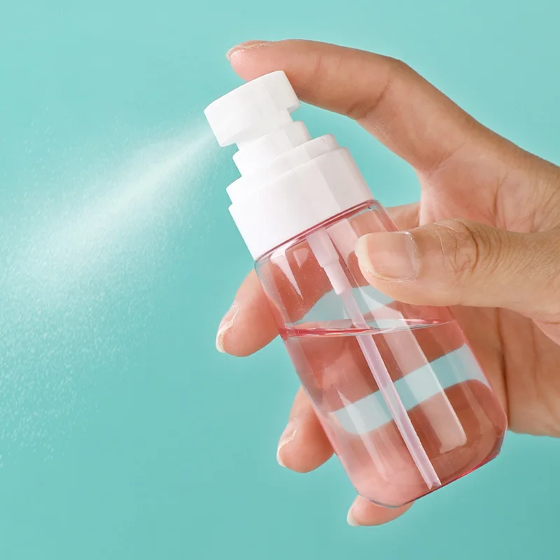 휴대용 투명 스프레이 병, 리필 가능한 작은 병, 여행용 스프레이 병, 30ml, 60ml, 100ml, 1 개