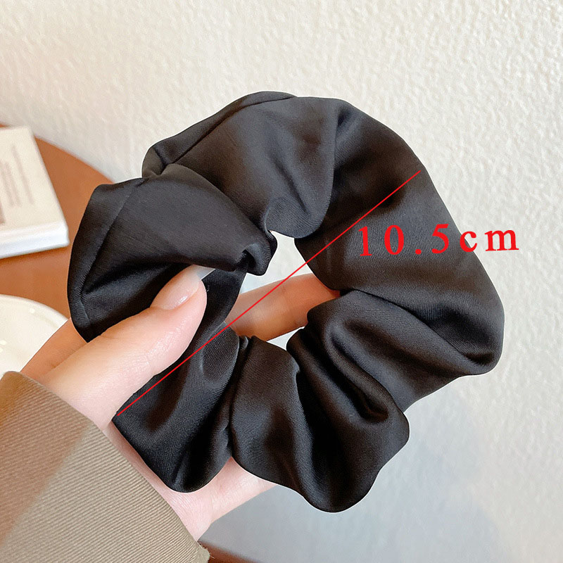 Coletero de seda de estilo francés para mujer, bandas para el cabello de Color sólido de alto sentido, coleteros deportivos para baile, accesorios para el cabello, corbatas