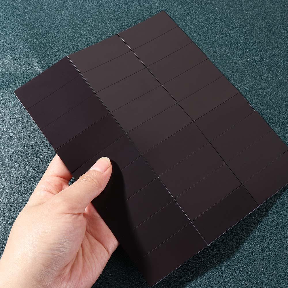 30 pezzi/foglio adesivi magnetici adesivo lavagna magnete frigorifero