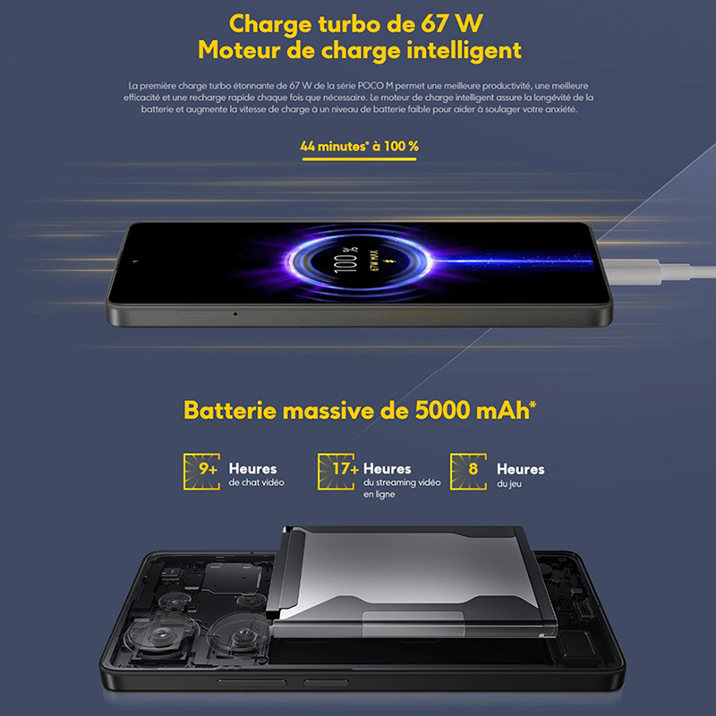 【Weltpremiere】POCO M6 Pro Smartphone 5000mA 67W kabelgebundenes Laden Helio G99 Ultra 6.67 Flow AMOLED 120Hz AMOLED 64MP Kamera NFC