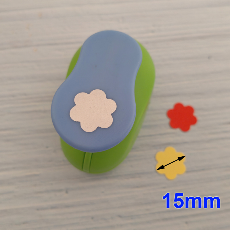 1pc 여섯 꽃잎 공예 펀치 스크랩북 학교 종이 펀처 EVA 구멍 펀치 7.5cm 4.7cm 3.5cm 2.4cm 꽃 엠보싱
