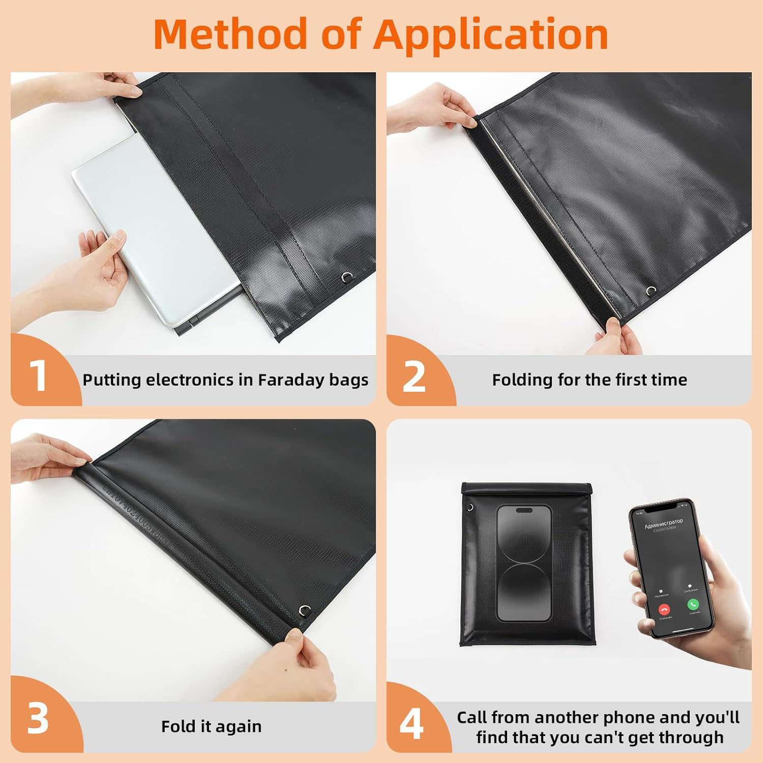 5 шт./упаковка, водонепроницаемые мешки для ключей от Faraday