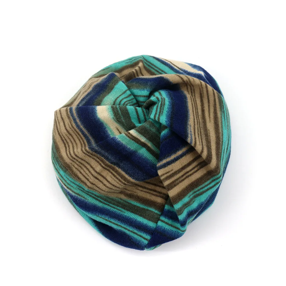 Jesień Zima Tie-Dye Ciepłe Czapki Dla Kobiet Mężczyzn Hip Hop Beanie Skullies Fordable Adult Outdoor Soft Casual Bonnet Skullcaps Unisex