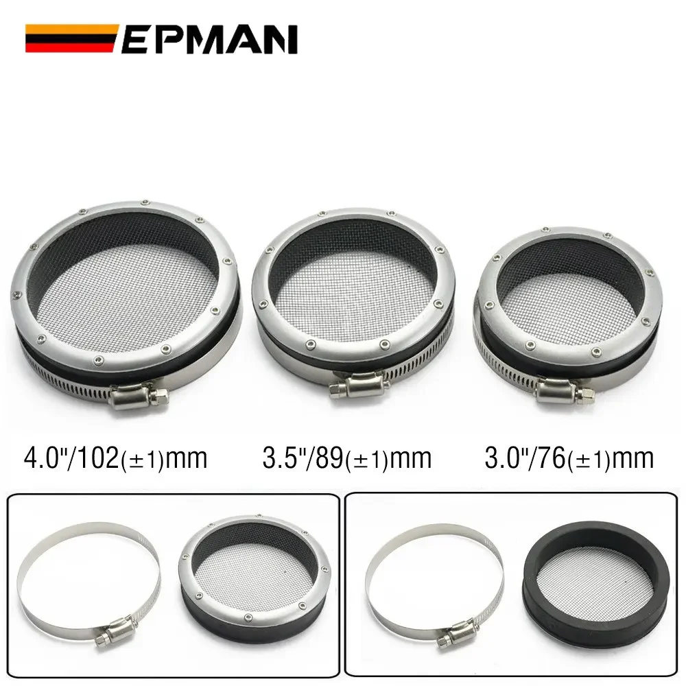 EPMAN 3 "/3,5"/4 "Turbo entrada parrilla Protector pantalla de turbocompresor malla cubierta de filtro de entrada de aire EPAA11G02