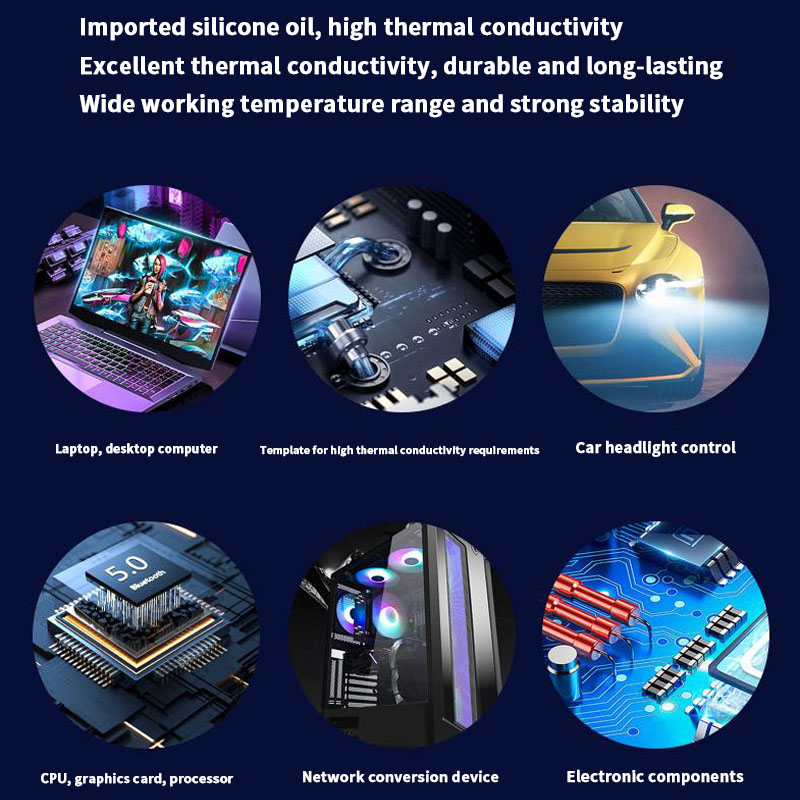 HY710 thermal conductive silicone grease CPU graphics card computer heat dissipation paste thermal conductive paste insulation