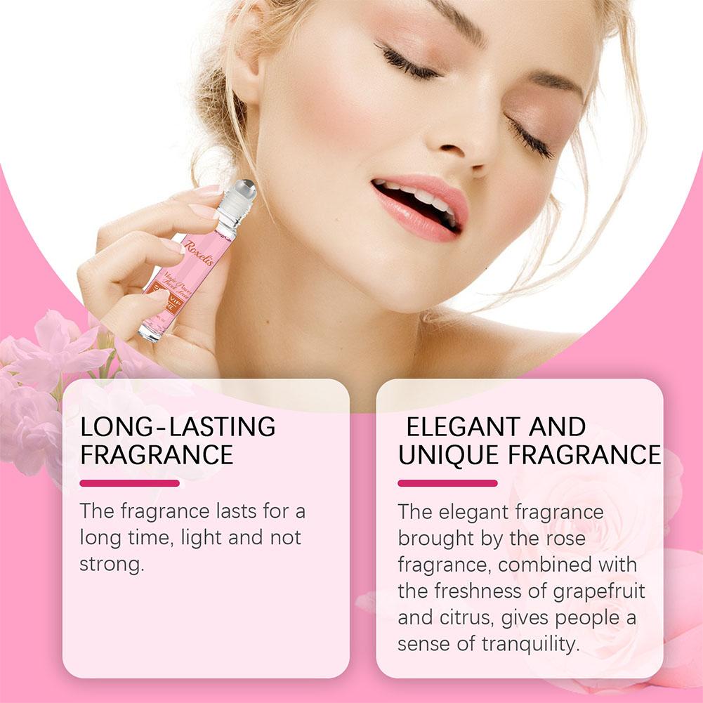 10 ミリリットル香水フェロモン魅力的な花の香水男性と女性のための長時間作用型香水オイルボディエッセンシャルオイル香水弾性オイル