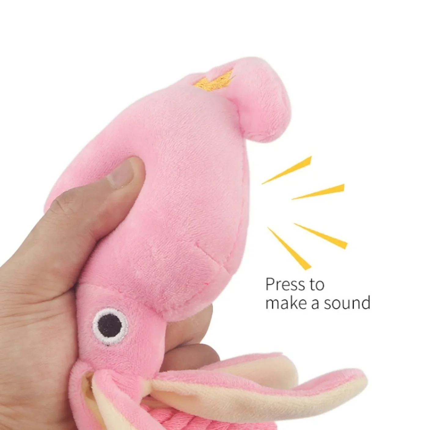 Inktvis Puppy Hond Kauwen Voor Mooie Roze Tanden Reinigen Huisdier Speelgoed Octopus Knuffels Levert BB Kleine Schattige Touw Speelgoed Hond Piepen