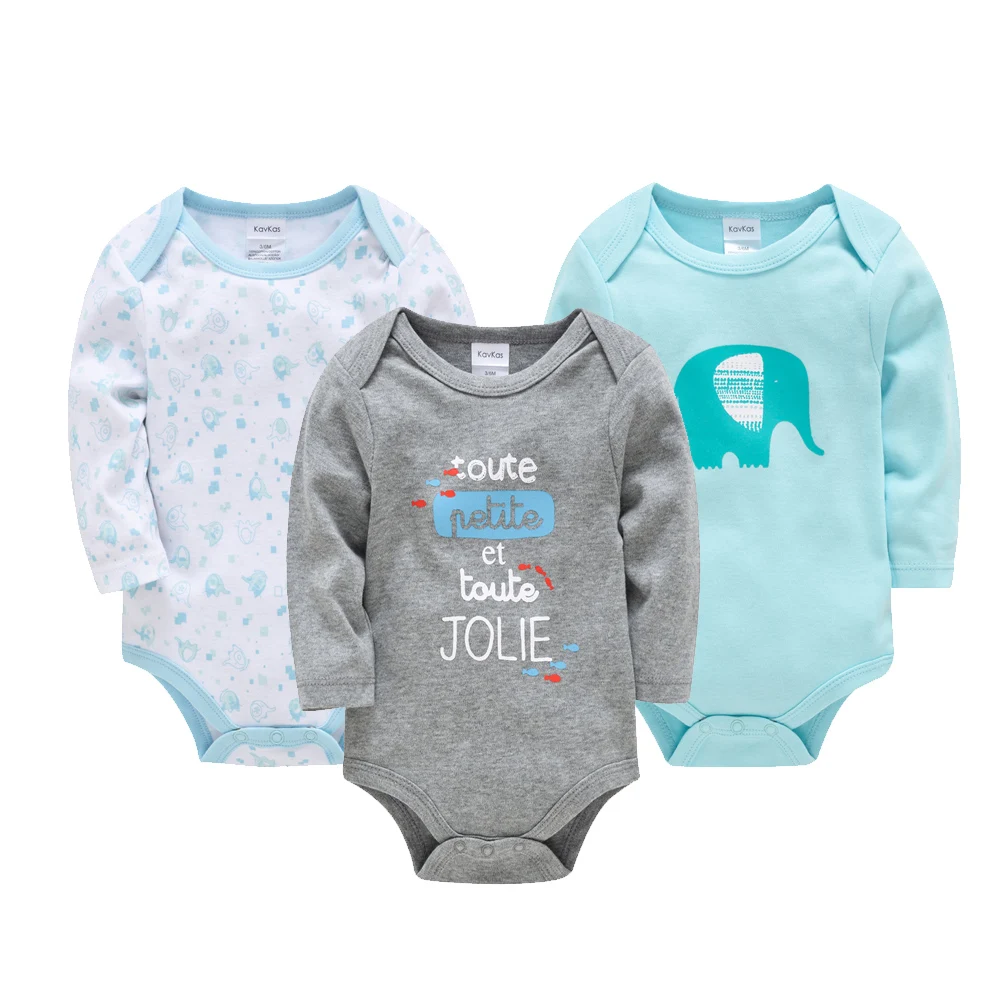 3 unids/lote de ropa para bebé recién nacido, pelele bonito para niño, mono de manga larga de algodón 100%, conjuntos de ropa para bebé, mono infantil de regalo de 0 a 24M
