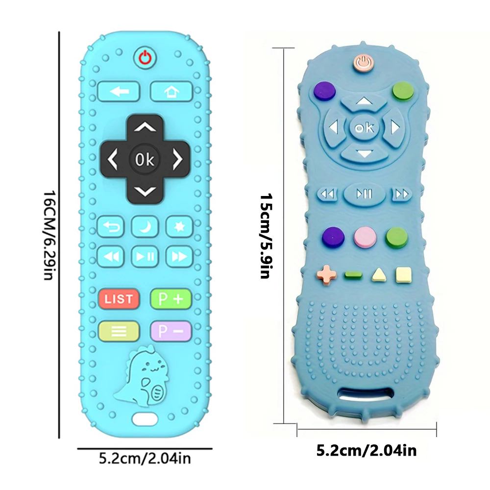 몬테소리 아기 실리콘 Teether 장난감 유아 원격 제어 소년 소녀 선물 감각 장난감