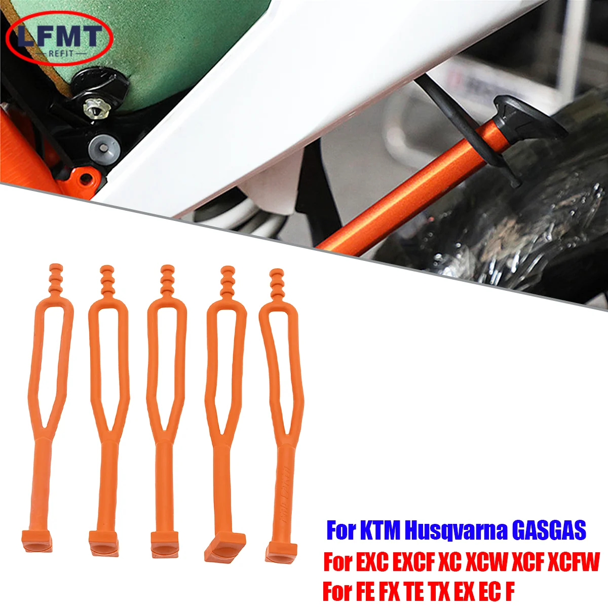 11998-2023 Voor KTM 45 mm rubberen standaard zijstandaard riem 125 150 250 300 350 450 500 EXC XC-F XC XCF-W EXC-F XC-W TPI zes dagen