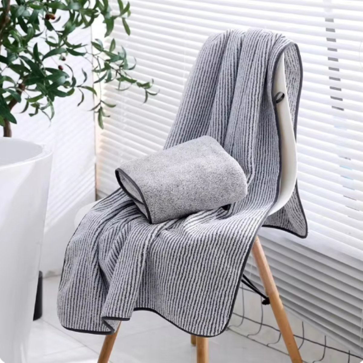 Toalhas De Banho De Microfibra Espessada Para O Corpo, Toalha De Esportes De Ginástica, Robe De Banho Para Spa, Home Beath, 1Pc