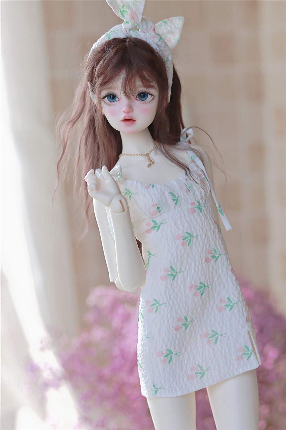 D04-B210 mainan buatan tangan anak-anak BJD/SD 1/3 1/4 rok bungkus pinggul bunga gadis besar 1 buah