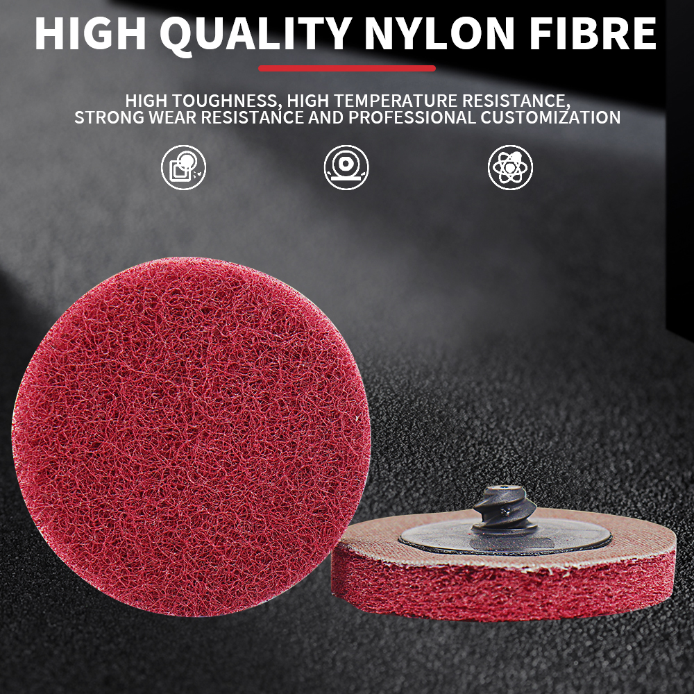 30 Chiếc 2Inch CuộN Khóa Bề Mặt Chà Nhám Đĩa Pad Đánh Bóng Giấy Nhám Để Chế Biến Gỗ Kim Loại Dụng Cụ Quay