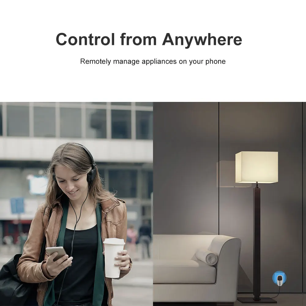 SONOFF Outlet S26 EU / BR Wifi Plug Wireless Smart Socket Smart Plug Smart Home Works With Alexa Google Home eWeLink APP
