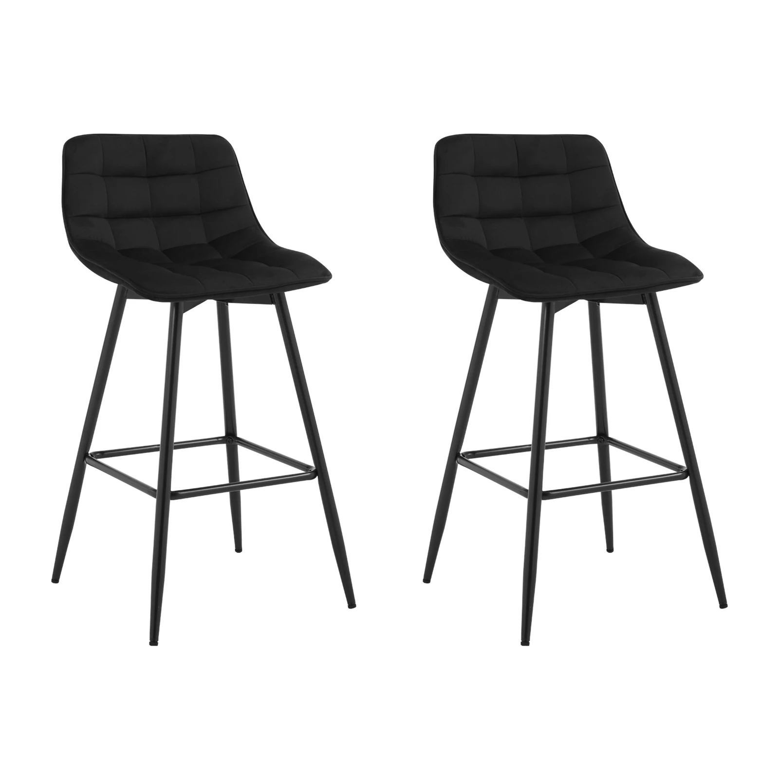 WOLTU 4PCS/SET Bar Stool Bar Chairs with Adjustable Foot Pads Footrest Dining Kitchen Island Counter Bistro High Stools for Cafe