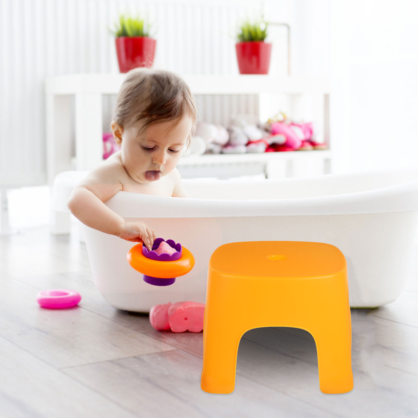 Sgabello per piedi piccolo vasino di plastica bagno portatile sgabello per piedi sgabello per cambio scarpe sgabello per wc per bambini mobili per bambini