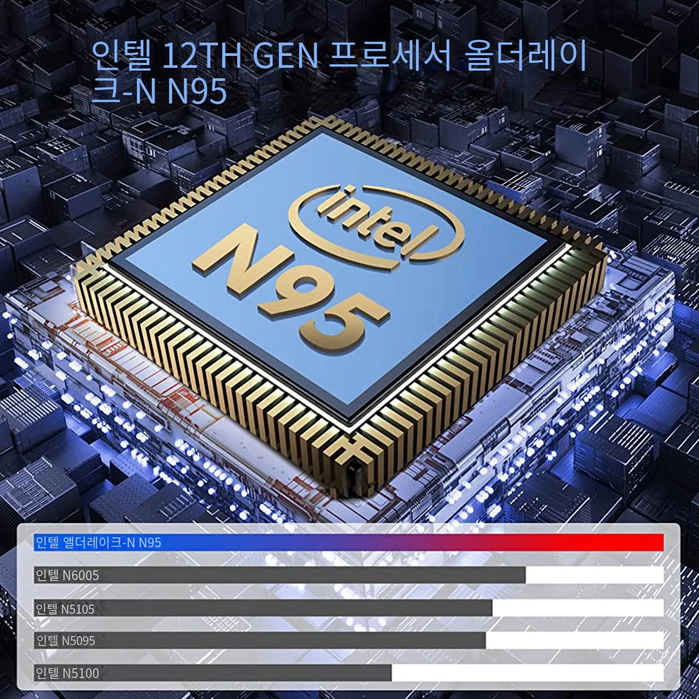 2023 게임용 노트북 컴퓨터 PC, Win11 노트북 넷북, 16 인치, 12 세대 인텔 알더 레이크-N N95, 16GB, 32GB, DDR5, M.2 와이파이 노트북