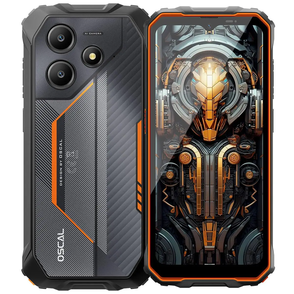 Blackview OSCAL Marine 2 สมาร์ทโฟนทนทาน แรม 8GB ความจุ 256GB แบตเตอรี AI 11000mAh หน้าจอ HD+ 6.56 นิ้ว Unisoc T61 Android 15 NFC