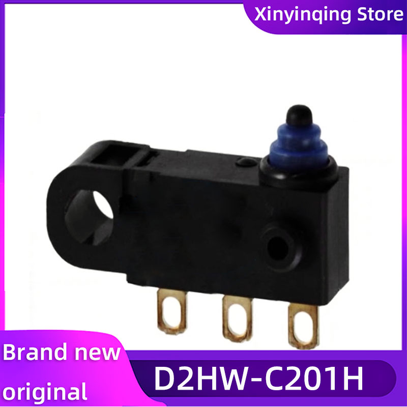 2-10 шт. D2HW-C201H 3-контактный микропереключатель с высоким пределом путешествия, длинная кнопка для зарядки, водонепроницаемая для микропереключателя omron