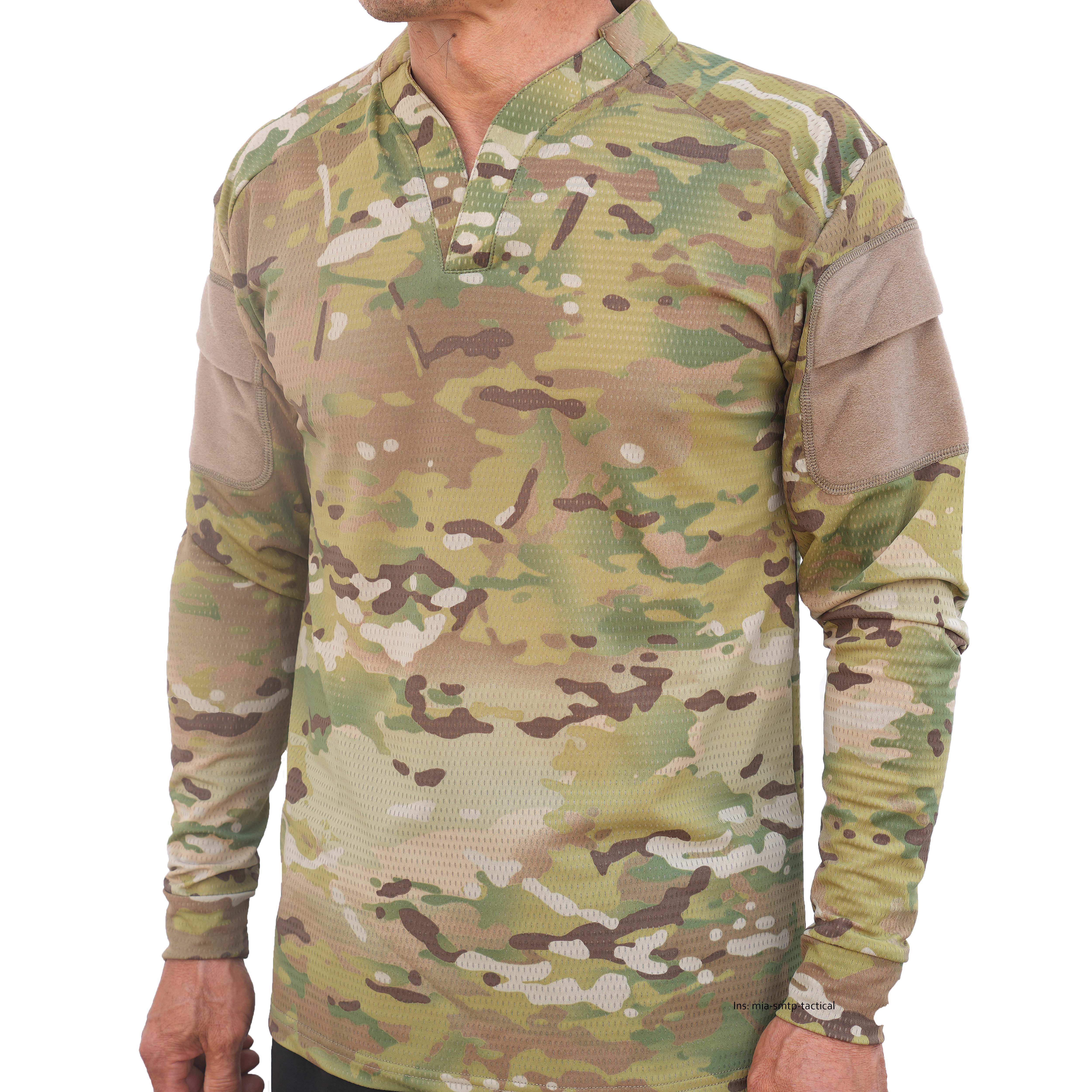 SMTP002 MC Camisa de manga larga Camisa de combate táctico estadounidense Camisa transpirable de secado rápido Mangas largas