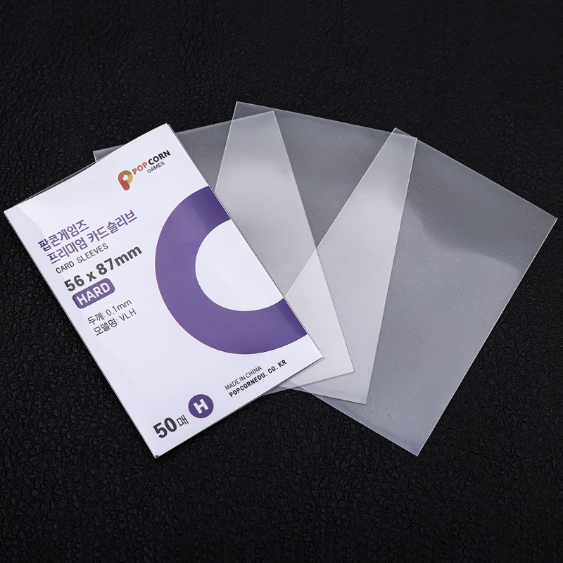 1-500 個 Kpop フォトカードホルダークリアアイドルカード保護スリーブゲームポーカーカード防水プロテクターボードゲームカードスリーブ