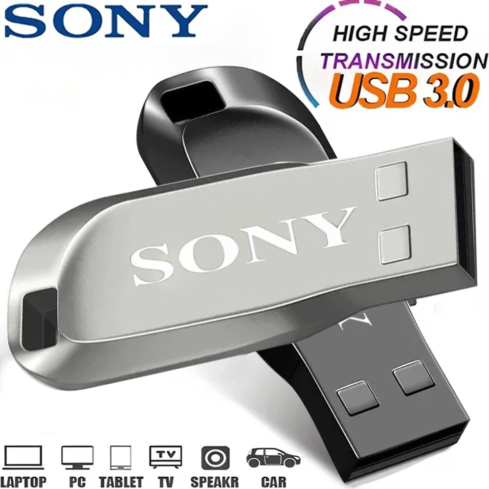 SONY 2 TB USB 3.0 Pen Drive 1 TB 512 GB High-Speed-Transfer Metall SSD Pendrive Cle Tragbarer U-Disk-Flash-Laufwerk Memoria Stick
