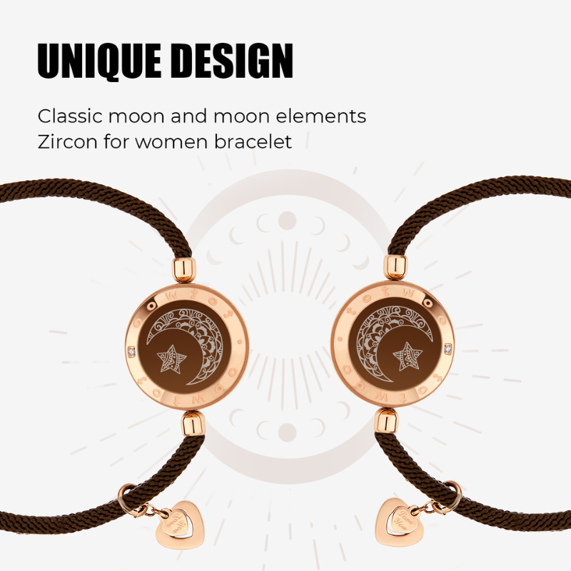 Totwoo Touch Prominder Pulseiras inteligentes para melhores amigos Bluetooth presente inteligente para aniversário ou formatura