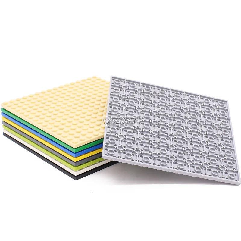 Marumine Building Blocks สองด้านฐานแผ่น 16x16 91405 ประกอบชิ้นส่วน MOC อิฐ Baseplate Idea House Construction Board
