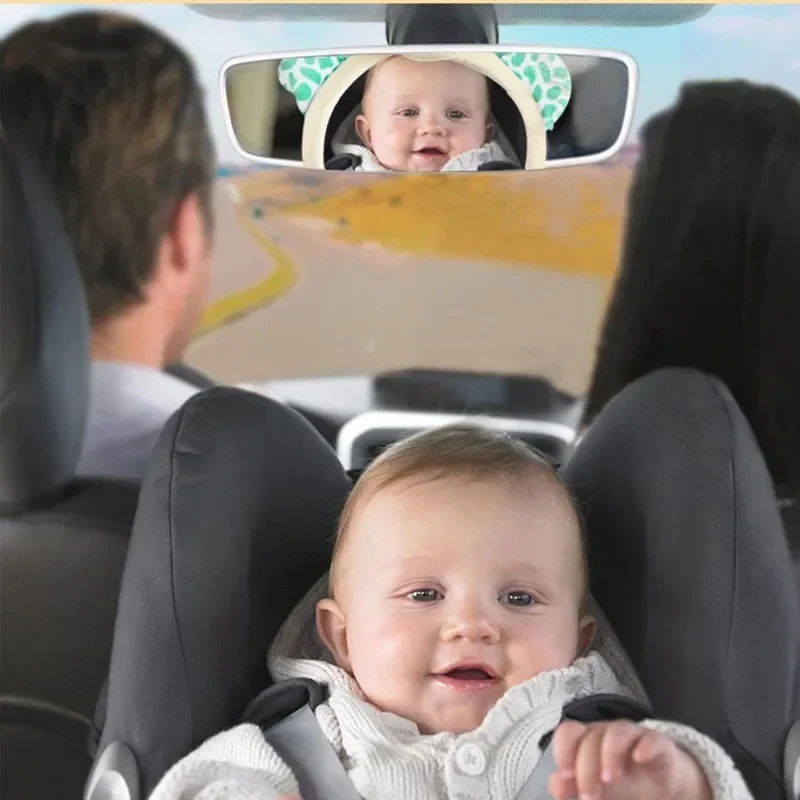 Babyautospiegel Veiligheid Autostoelspiegel Achterzijde autostoelspiegel Breed kristalhelder zicht Onbreekbaar Auto Kindermonitor