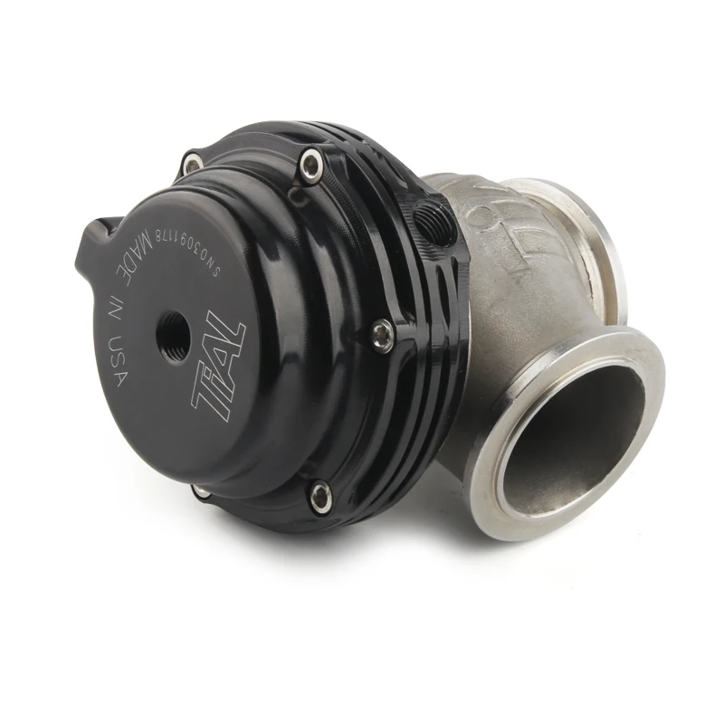 Refrigerador de água 44mm Wastegate Turbo externo com flange Hardware MV-R refrigerado a água com logotipo vermelho azul preto