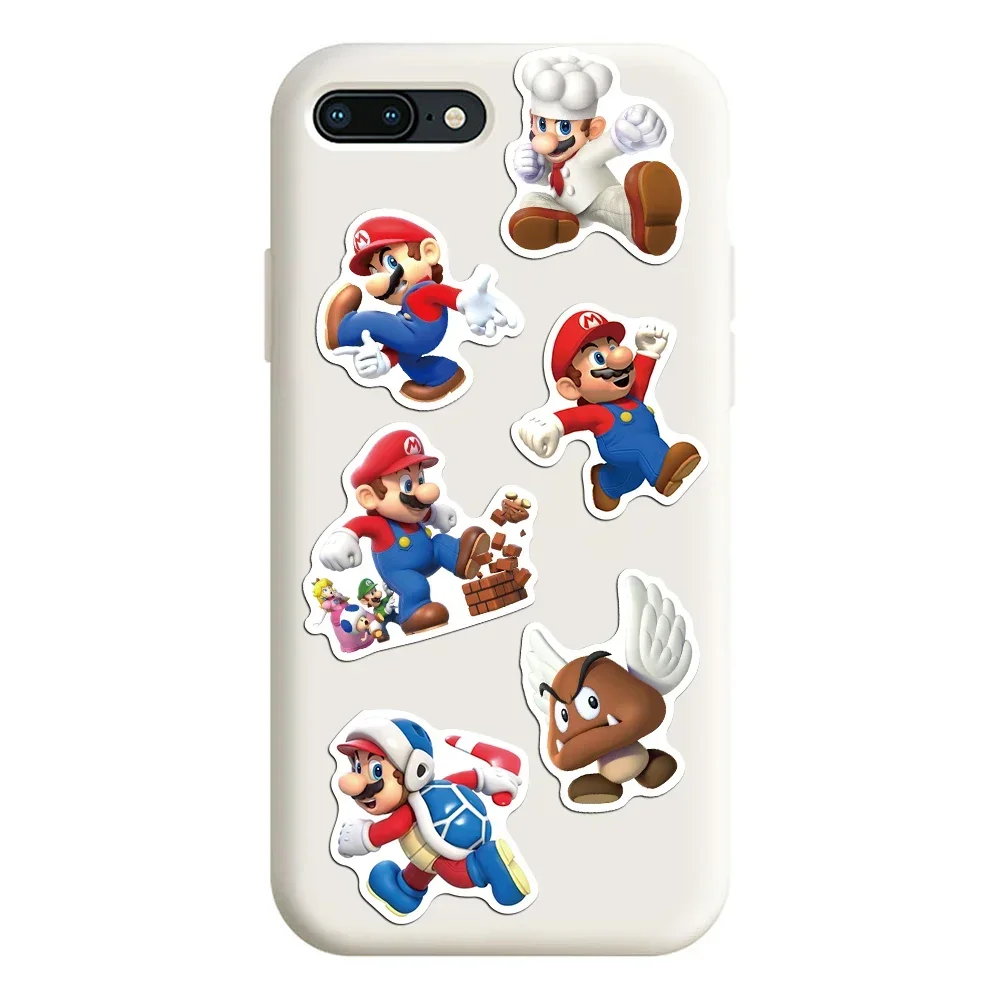 Super Mario Game Stickers Cartoon Anime Graffiti Decal for Laptop Skateboard Guitar Notebook Suitcase Waterproof Sticker Kid Toy