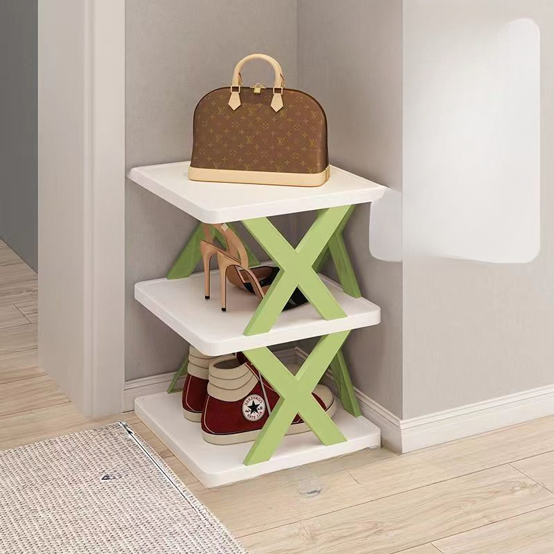 Shoes Racks Storage Organizer , Multi-Layer Storage Shelf for Shoes, Household Shoe Storage Cabinet, Simple Colorful Shoe Rack