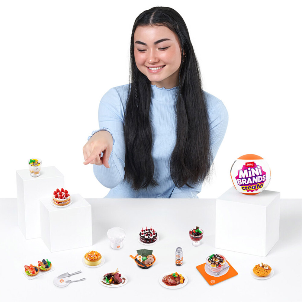 Zuru Mini Brands Blind Box 5 Überraschungen Masterchef Set Marken Masterchef Serie 1 Mystery Ball Bundle Überraschung Sammlerstücke Spielzeug