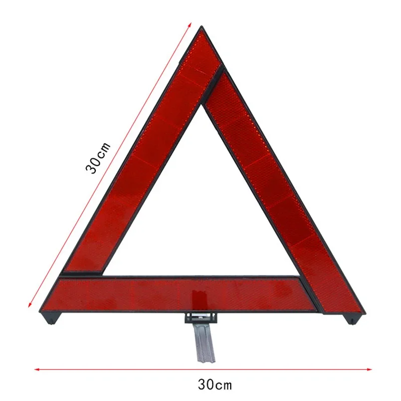 Auto Statief Gevouwen Stopbord Reflector Auto Noodstoring Waarschuwing Tool Driehoek Rode Reflecterende Veiligheid Gevaar Auto Accessoires