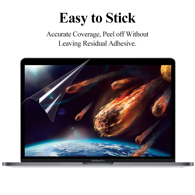 Protector de pantalla para MacBook todos los modelos Air 13 M1 M2 Pro 13 14 15 16 Touch Bar Max cubierta HD película suave accesorios de protección