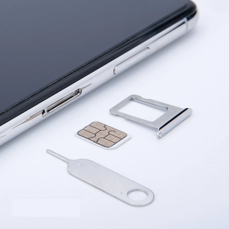 100pcs SIM Card Tray Opening Pin Tools Needle Key for Iphone Xiaomi Samsung SIM Card Replacement Key All Mobile Phones