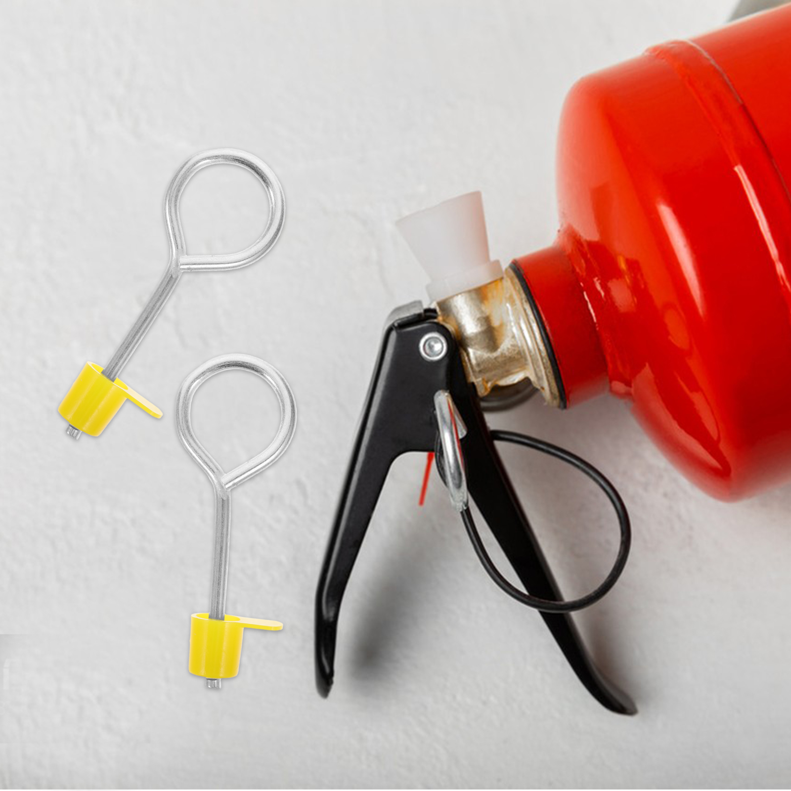 50 ชิ้น Heavy Duty เครื่องดับเพลิงอุปกรณ์เสริมความปลอดภัย Tamper ซีลสําหรับดึง Pin ล็อคอุปกรณ์บํารุงรักษาอุปกรณ์เสริม