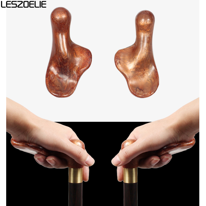 สําหรับซ้ายมือเรซิ่นหรูหราแอฟริกัน Rosewood เดิน Stick ผู้ชายแฟชั่น Canes ผู้หญิง Elegant Vintage Walking Sticks