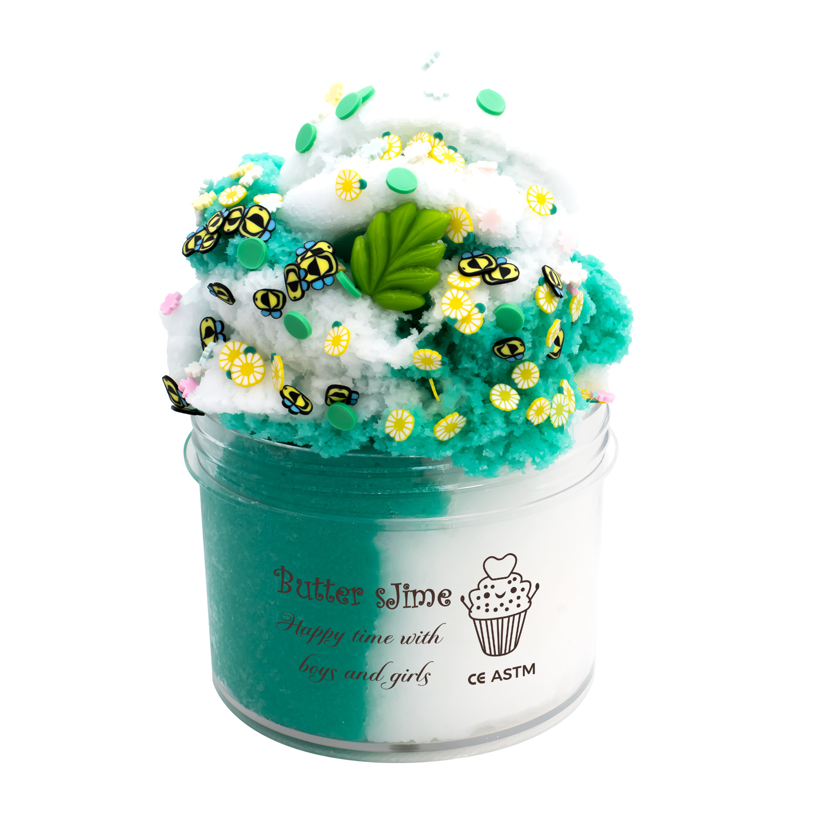 Slime Charms Kit for Kid Silk Mud Ice Cream Brushed Children Decompression Toy Thousand DIY Slime Fluffy Arcilla Plasticine